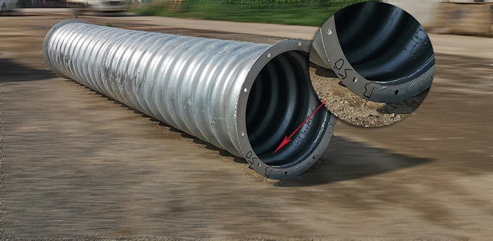 外法蘭金屬波紋涵管 外法蘭金屬波紋涵管